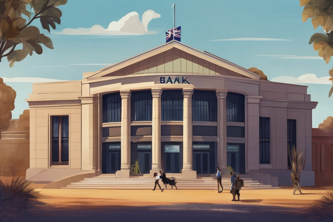 オーストラリア 銀行 by Leonardo.ai