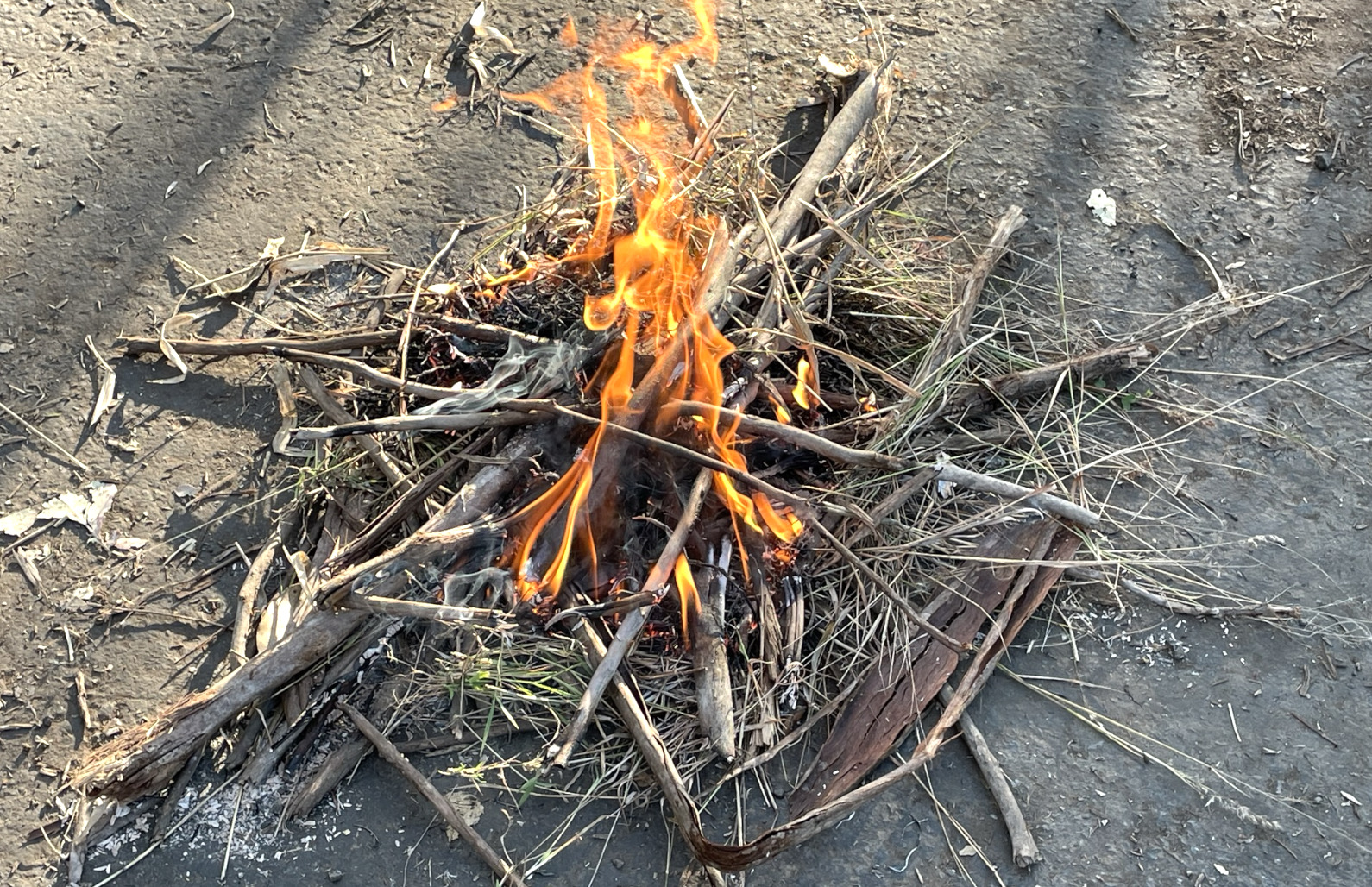 焚き火