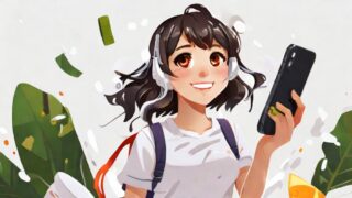 オーストラリアのアプリをダウンロードして喜ぶ女性のアイキャッチ by leorado.ai